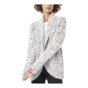 Kensie Eyelash Textured Cardigan Sweater size L